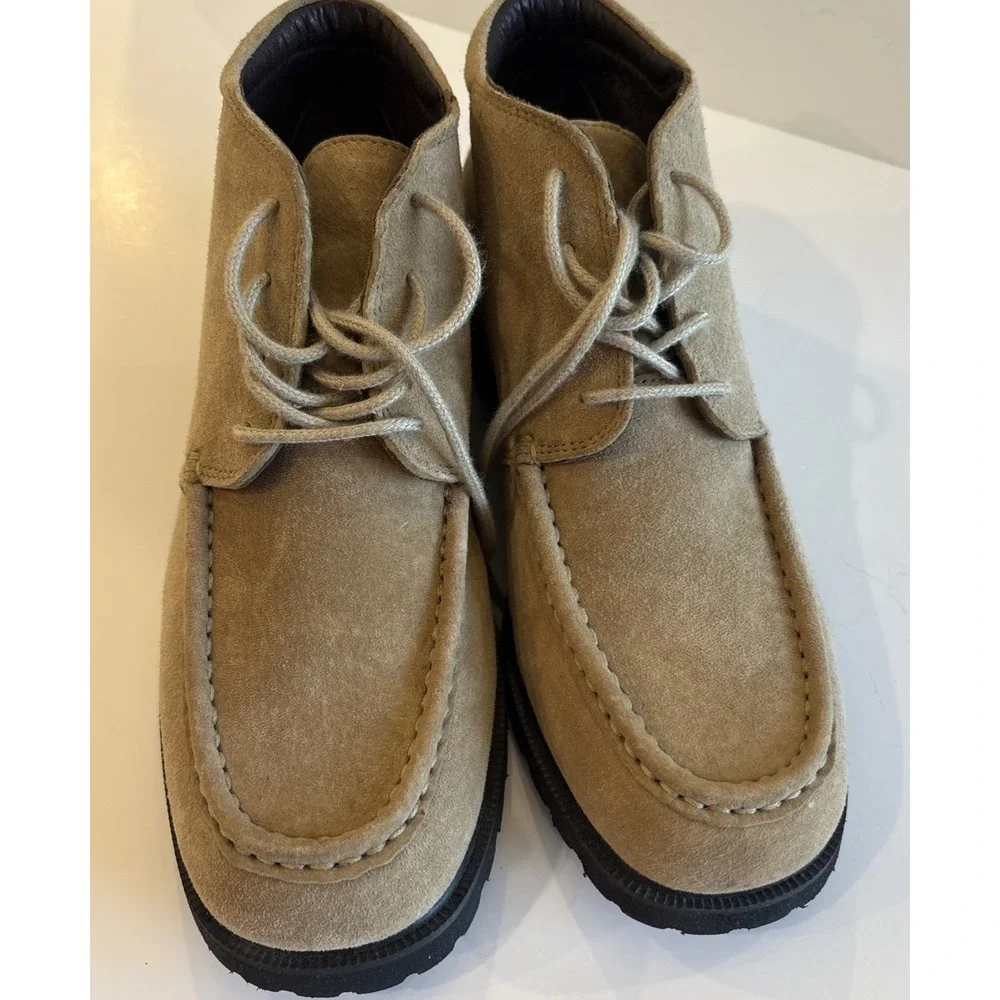 L.L.BEAN Leather Suede BOOTS OHN5904 Shoes Womens 8.5 M TAN
